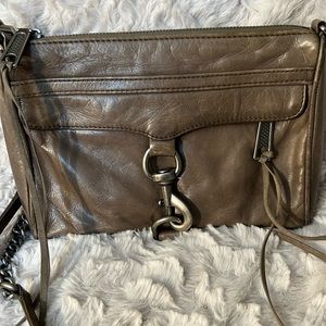 Rebecca Minkoff Genuine Leather Chainlink Shoulder Bag 🔥
